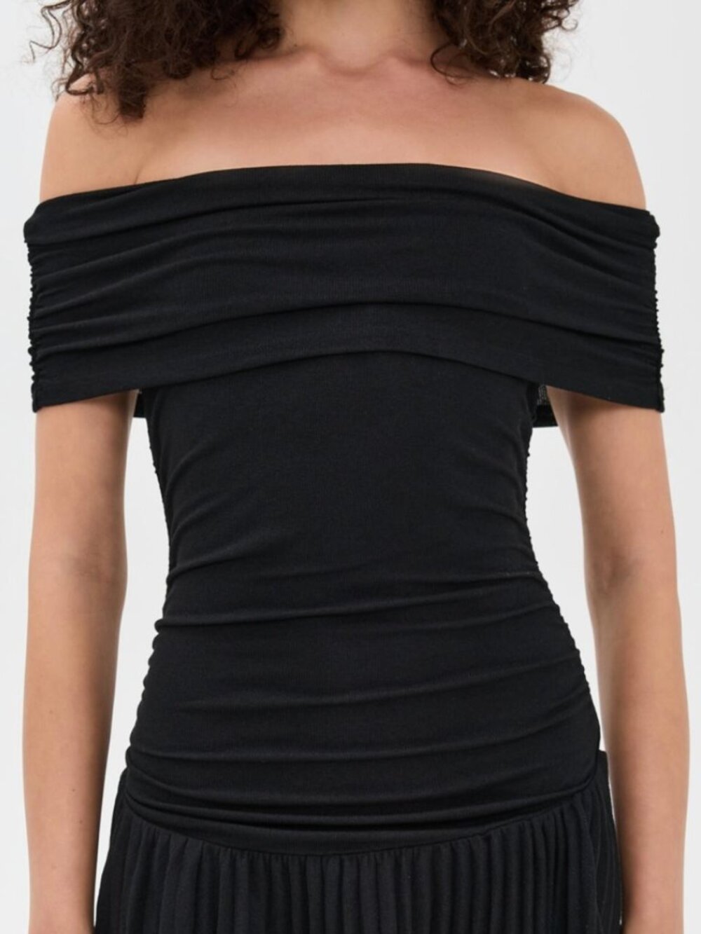 Lioness black mini dress with pleated skirt. Tags attached.